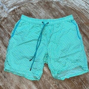 MR. SWIM Men’s Nylon Swim Trunks Light Aqua M